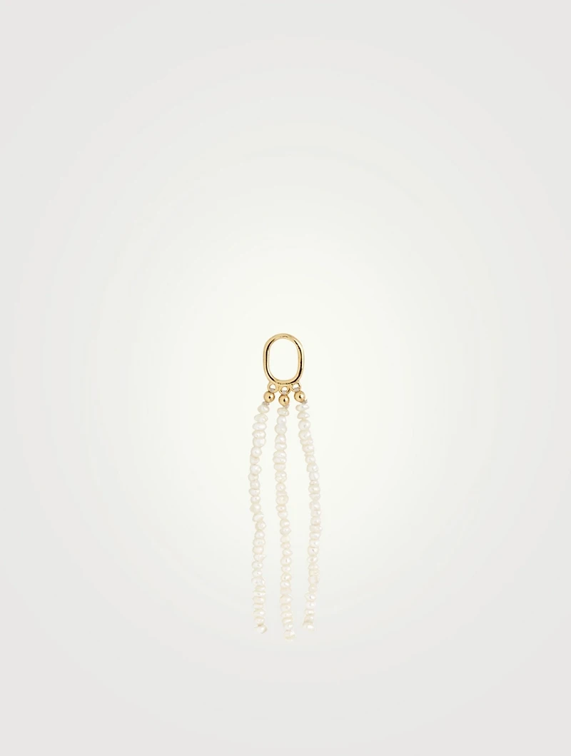 King Pearl Fringe Charm
