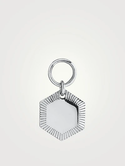 Kim Octagon Sterling Silver Charm