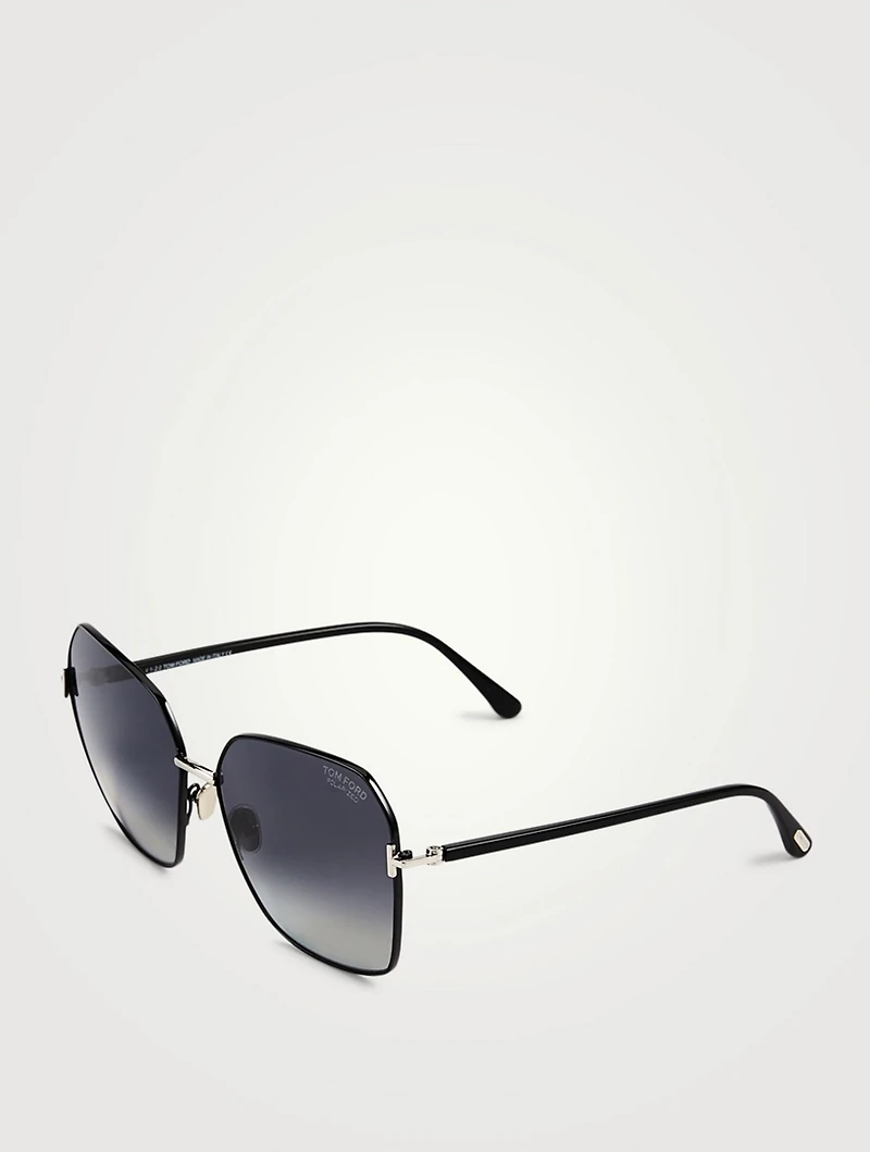 Claudia Geometric Polarized Sunglasses