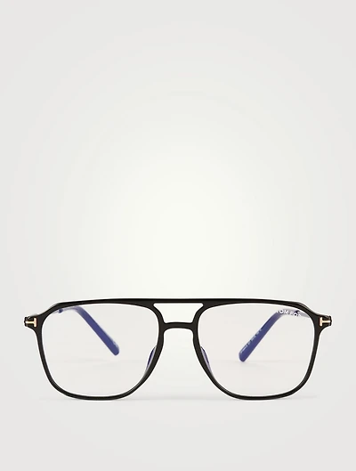 Aviator Optical Glasses With Blue Block Technology