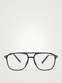 Aviator Optical Glasses With Blue Block Technology