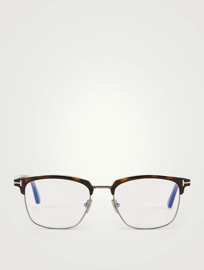 Square Optical Glasses With Blue Block Technology