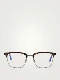 Square Optical Glasses With Blue Block Technology