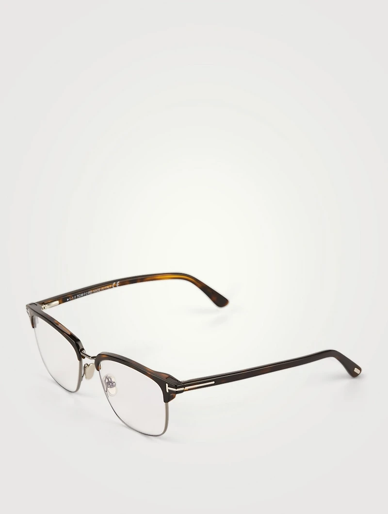 Square Optical Glasses With Blue Block Technology