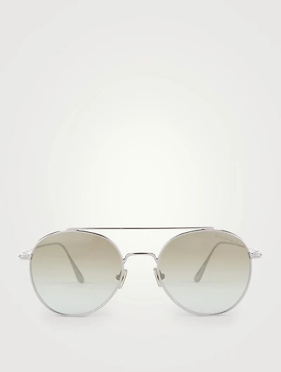 Declan Round Aviator Sunglasses