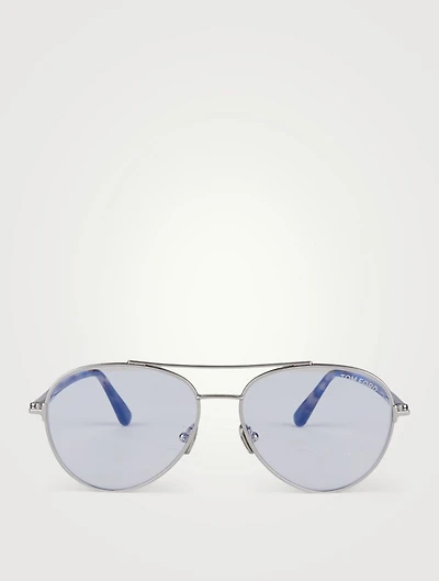 Aviator Optical Glasses With Blue Block Lenses