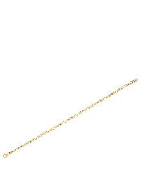 Mini 14K Gold Link Bracelet