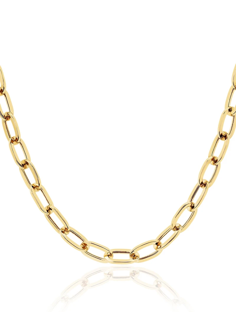 Jumbo 14K Gold Link Necklace