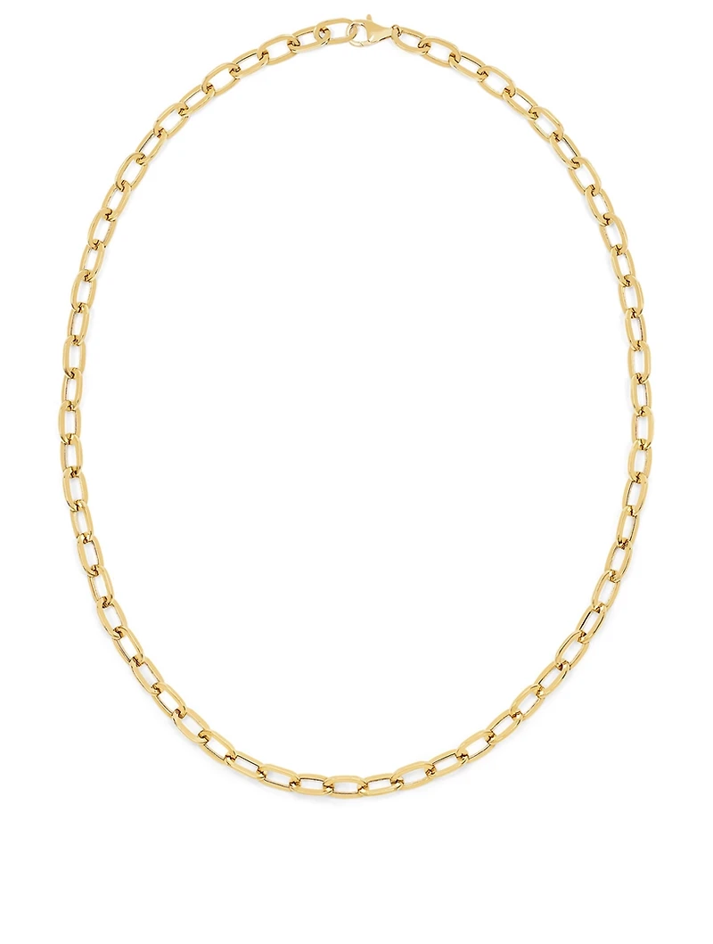 Jumbo 14K Gold Link Necklace
