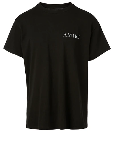 Cotton Logo T-Shirt With Flower Back