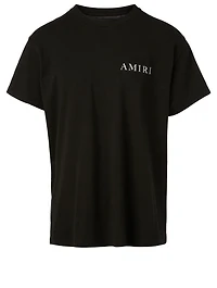 Cotton Logo T-Shirt With Flower Back