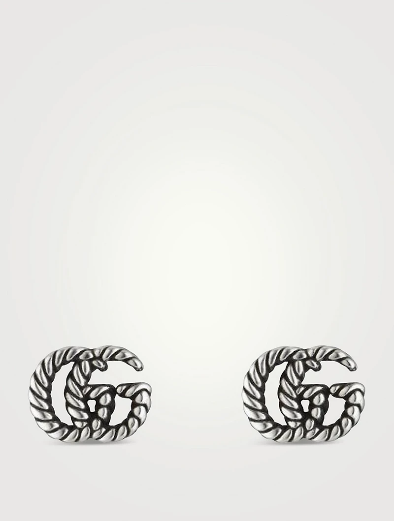 GG Marmont Sterling Silver Earrings