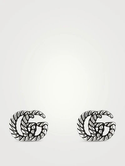 GG Marmont Sterling Silver Earrings