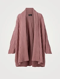 Cashmere Open Cardigan