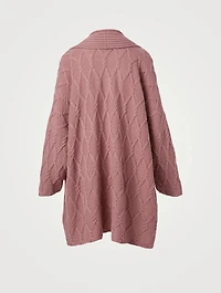 Cashmere Open Cardigan