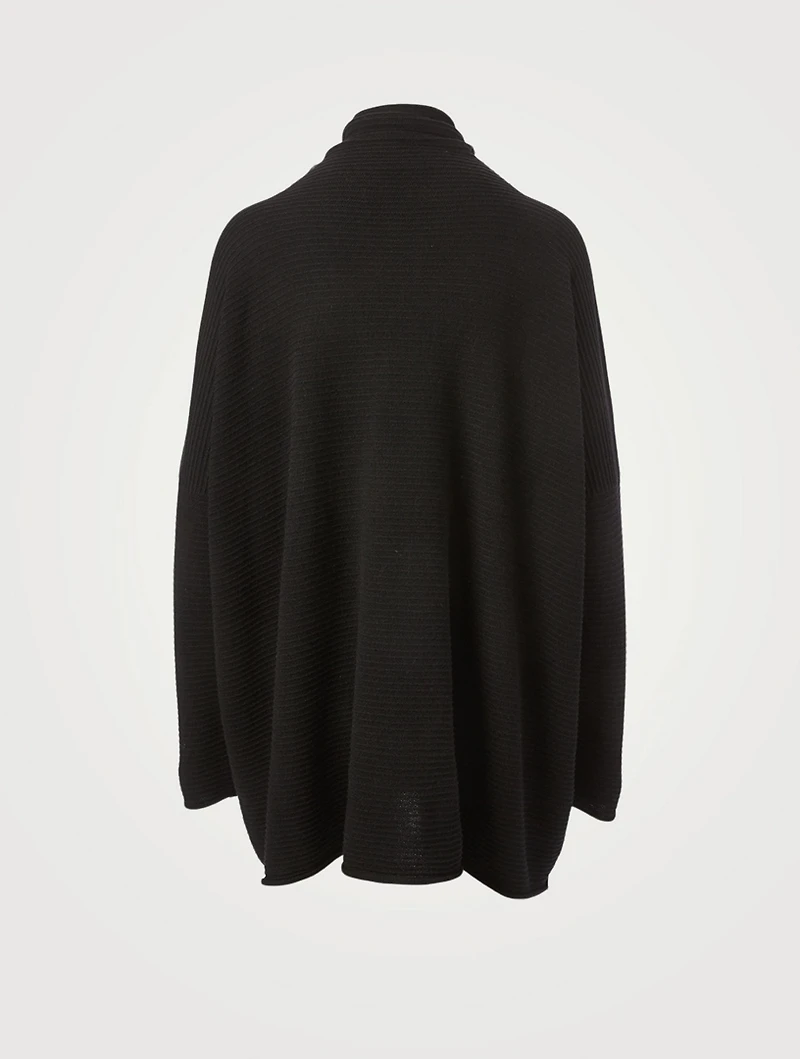 Cashmere Ribbed Tunic Sweater