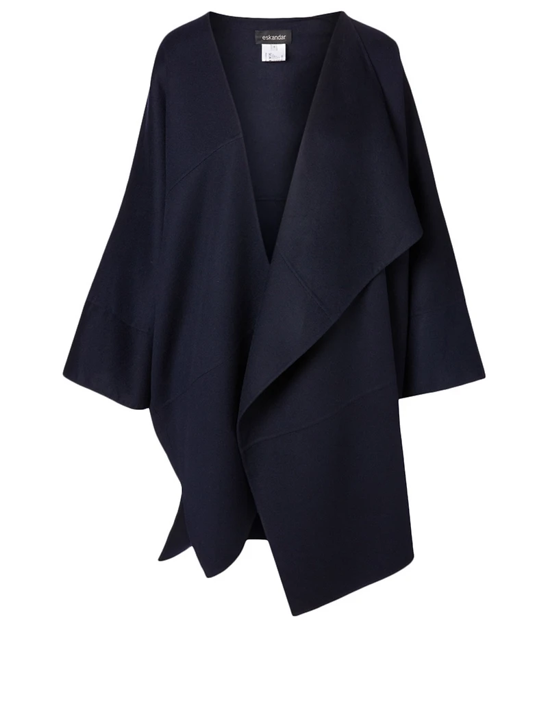 Cashmere Asymmetric Coat