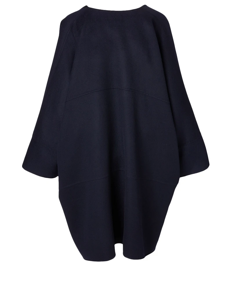 Cashmere Asymmetric Coat