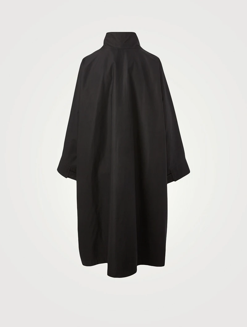 Cotton-Blend Lightweight Rain Jacket
