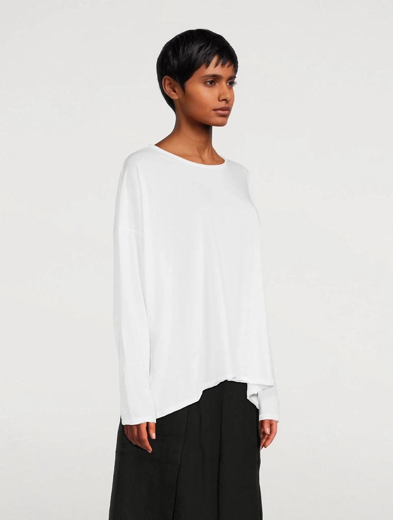 Cotton Long-Sleeve T-Shirt