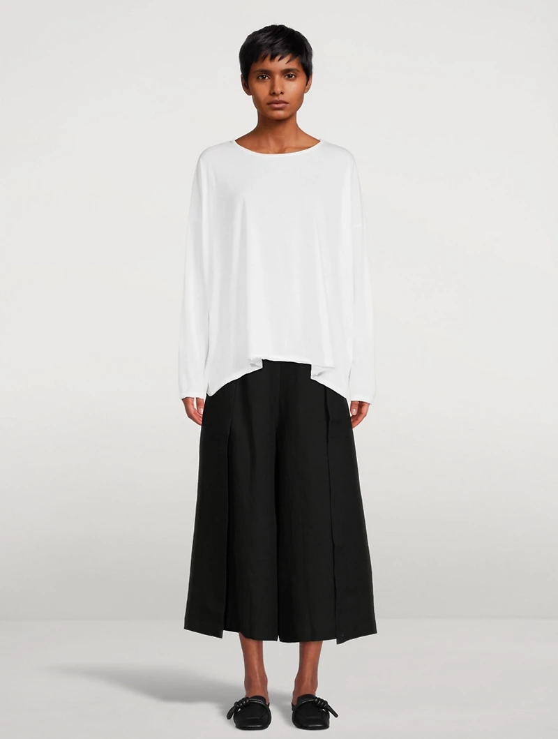 Cotton Long-Sleeve T-Shirt