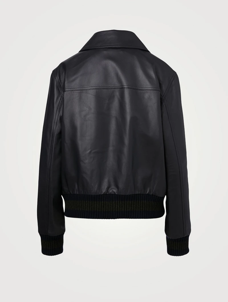 Nappa Plongé Bomber Jacket