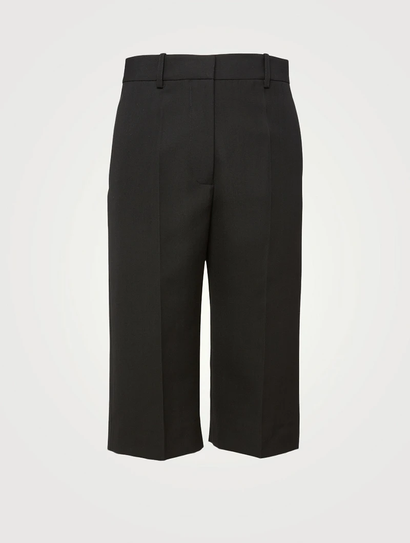 Wool-Blend Bermuda Shorts