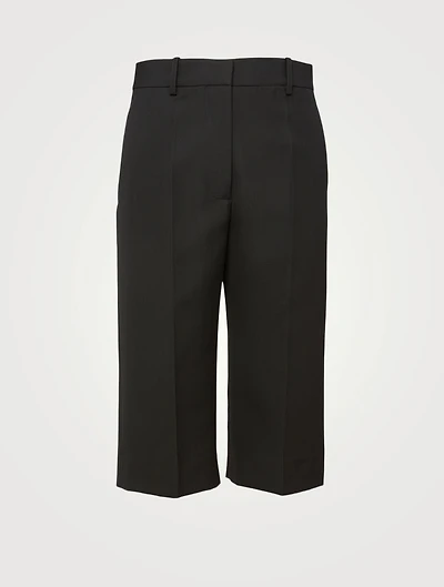Wool-Blend Bermuda Shorts