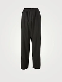Wool Stretch Slim-Fit Pants