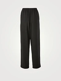Wool Stretch Slim-Fit Pants