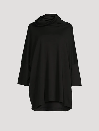 Cotton Turtleneck T-shirt