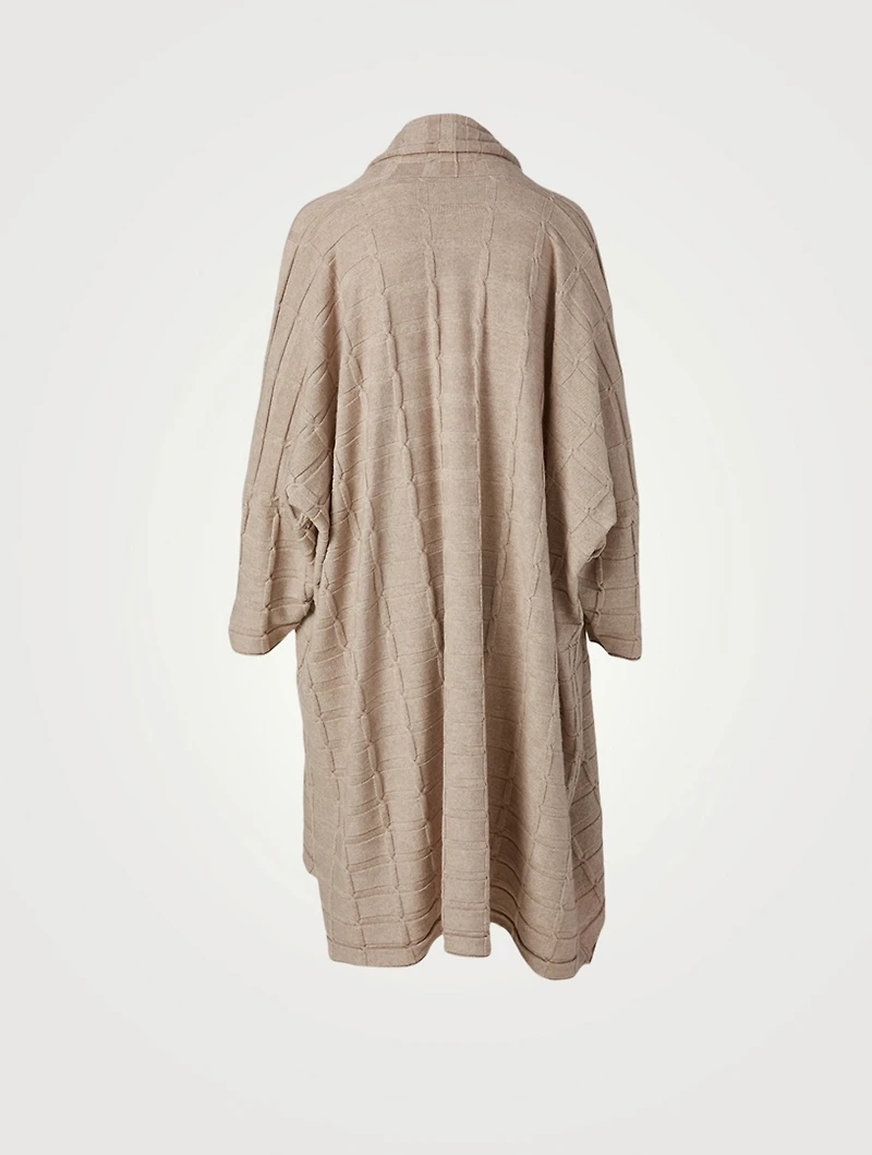 Silk And Cashmere Open Cardigan