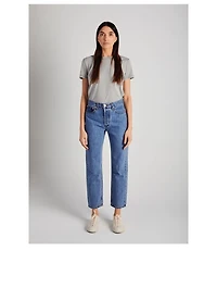 Tate Fragmented Pieces Crop Jeans