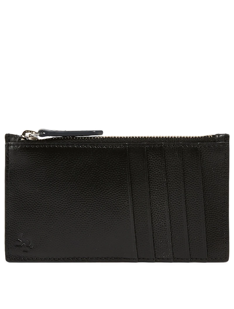 Adana Zipped Leather Cardholder