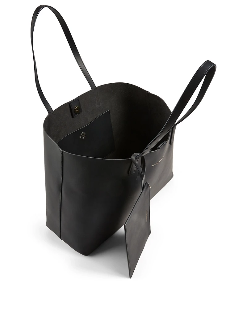 Strauss Leather Shopper Tote Bag