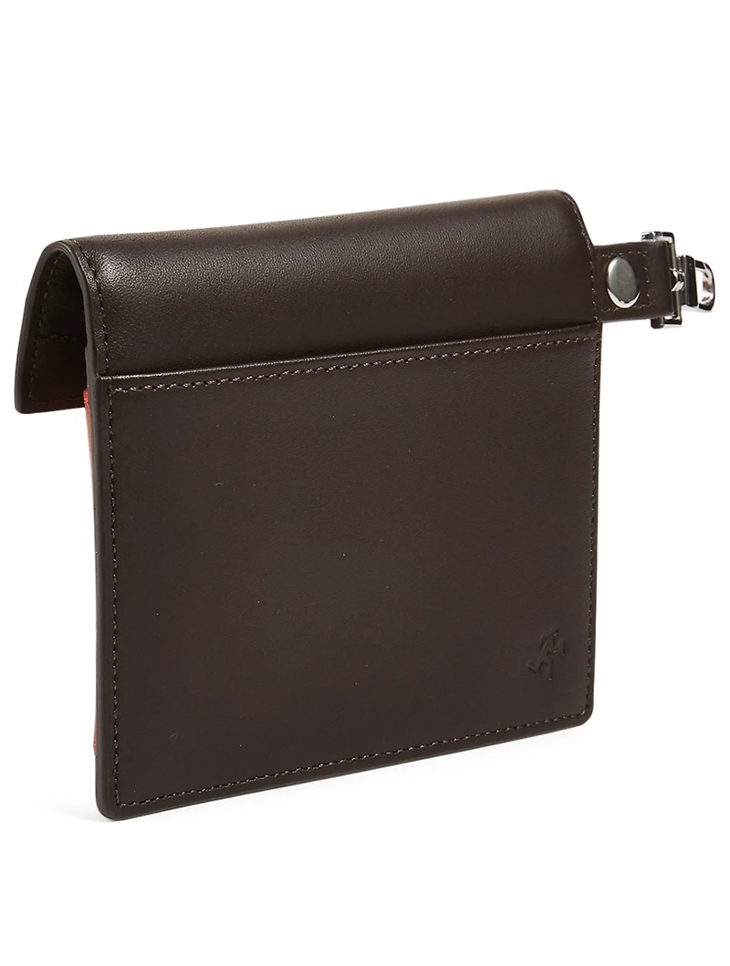 Tubuai Zipped Leather Cardholder