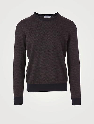 Wool Chevron Sweater