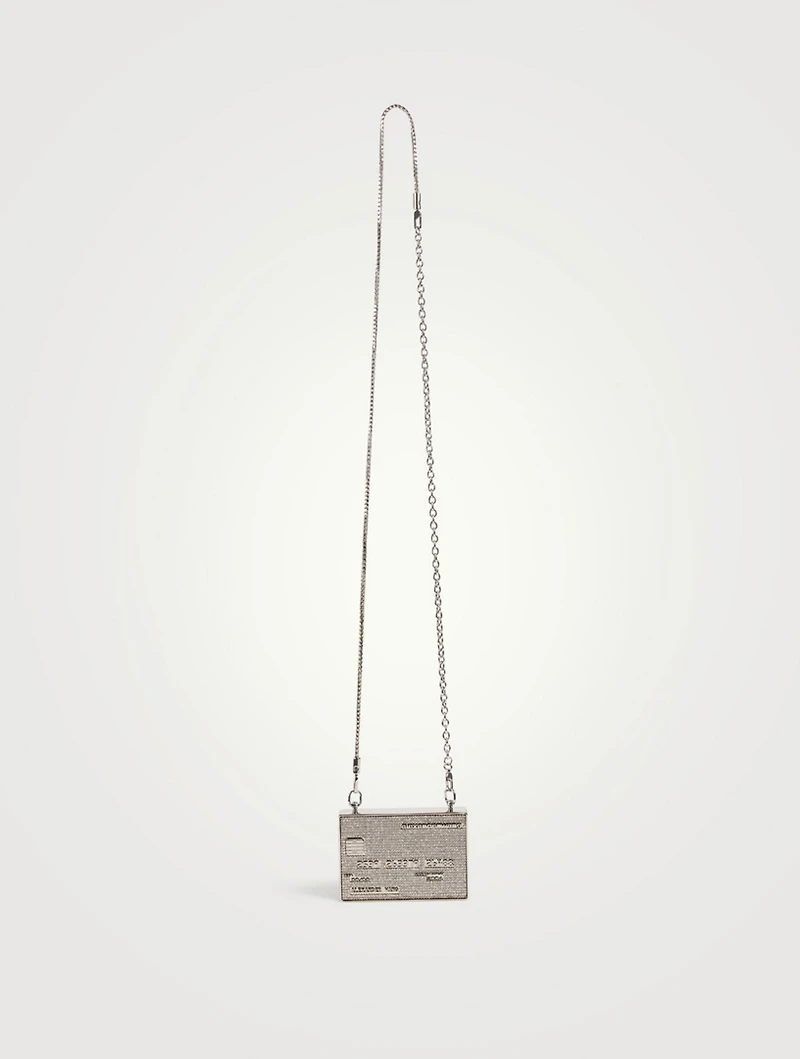 Wangloc Crystal Credit Card Clutch Bag