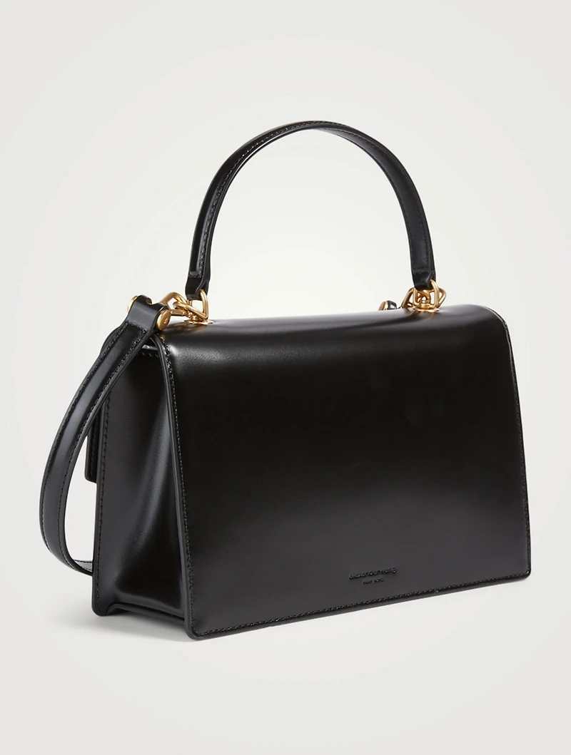 Small Legacy Leather Top Handle Bag