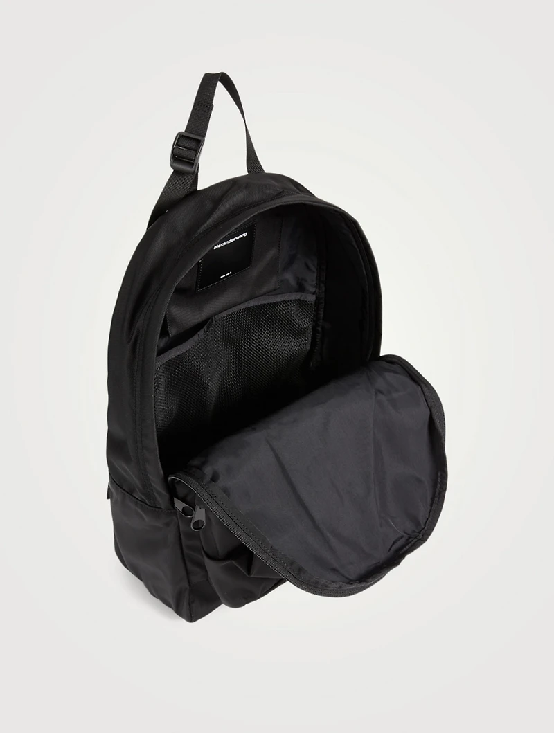 Wangsport Nylon Twill Backpack With Logo