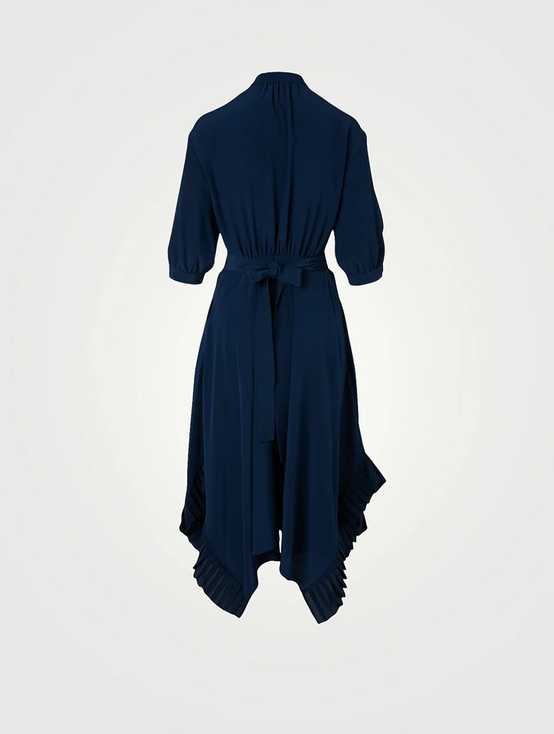 Ophelia Silk Crepe De Chine Dress