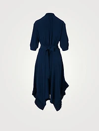 Ophelia Silk Crepe De Chine Dress