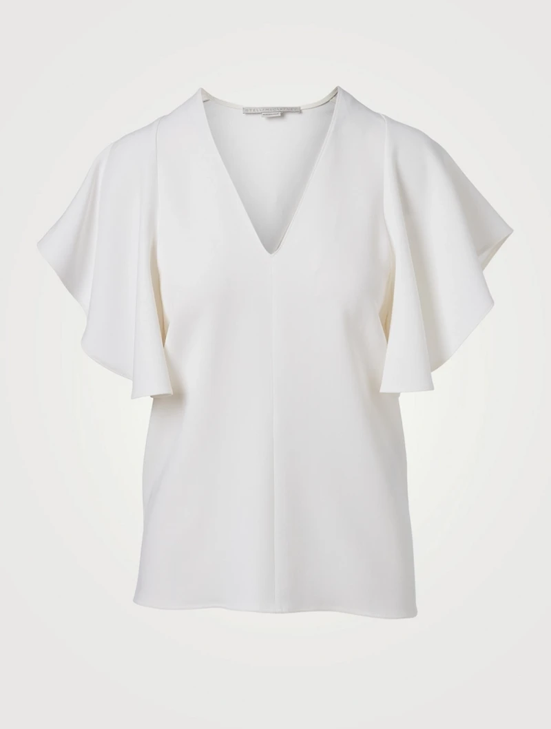 Mallory Stretch Cady Blouse
