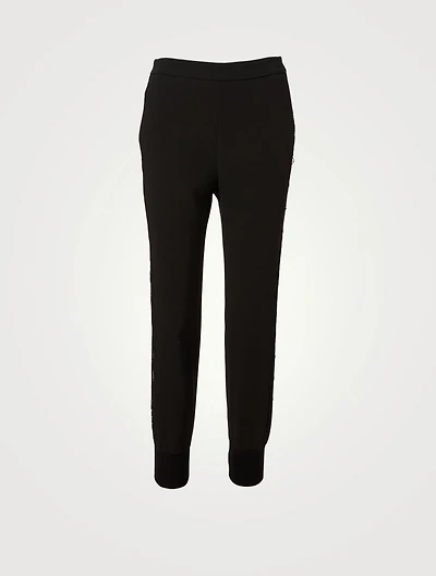 Julia Pants With Lace Stripe