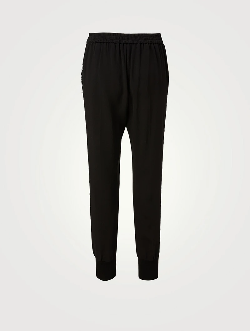 Julia Pants With Lace Stripe