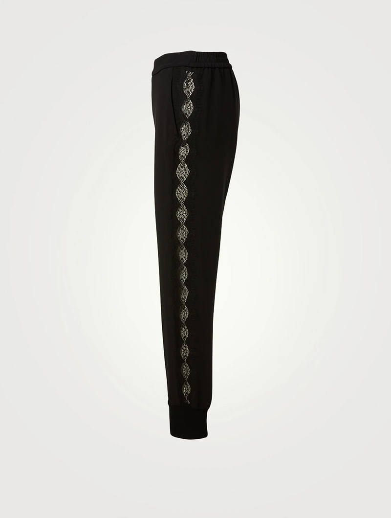 Julia Pants With Lace Stripe