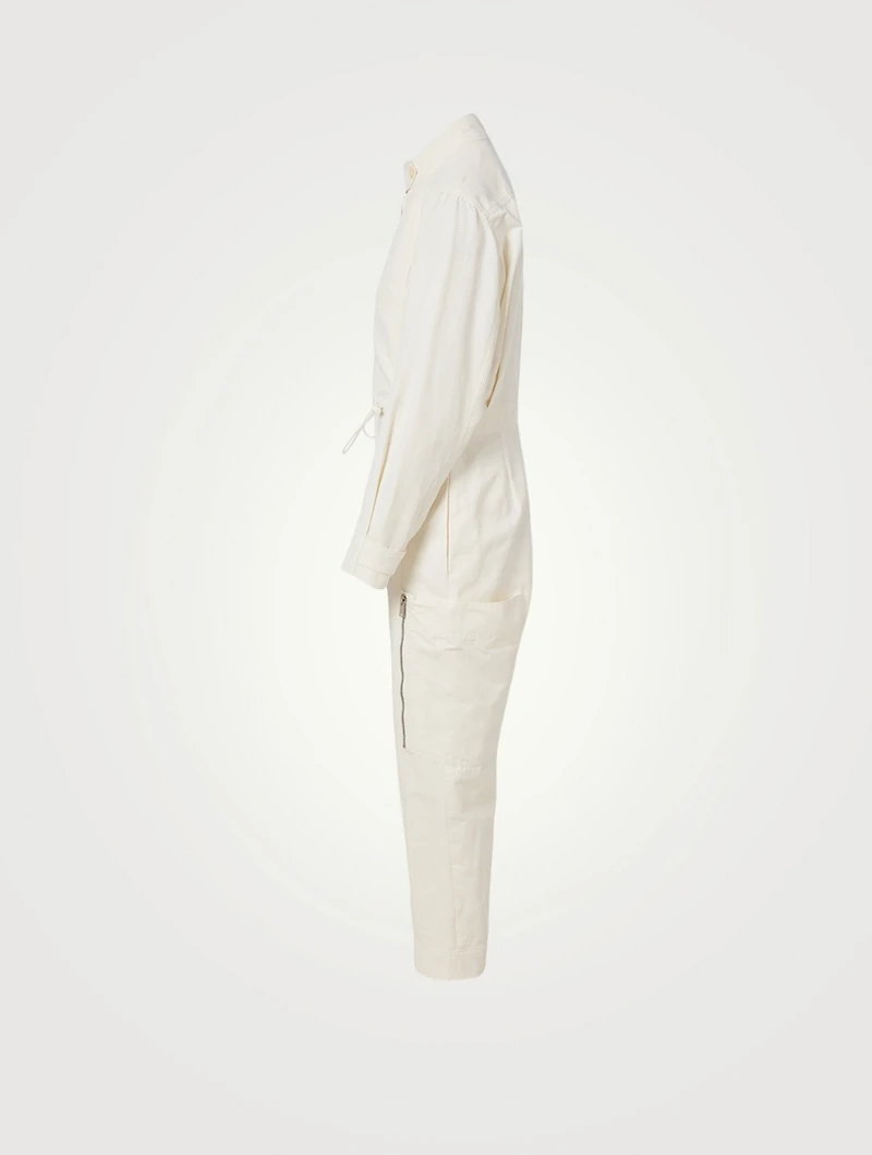 Alessia Compact Cotton Jumpsuit