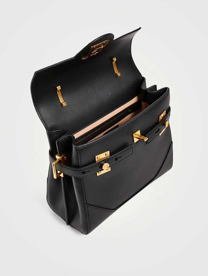 B-Buzz 23 Leather Top Handle Bag