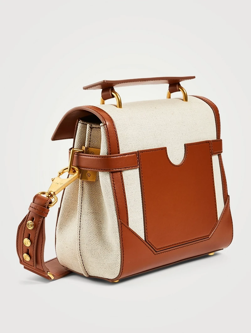 B-Buzz 23 Canvas Top Handle Bag With Logo