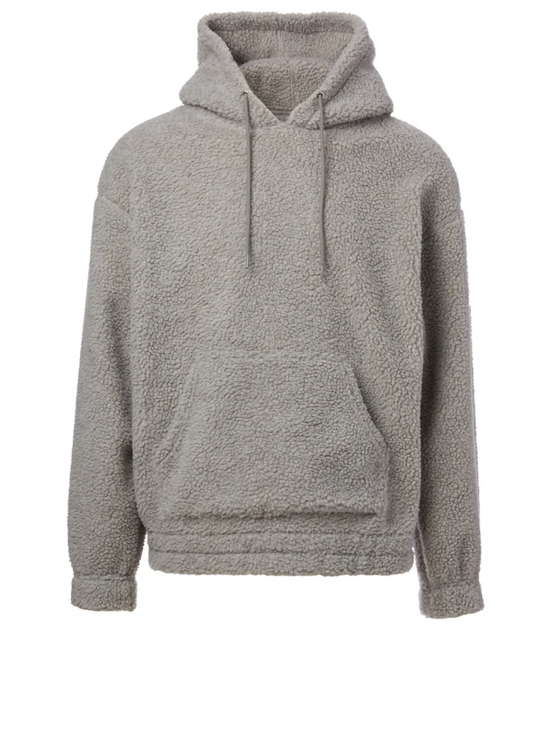 Sherpa Fleece Logo Hoodie